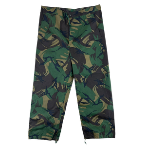 British Army DPM Camouflage Waterproof Trousers - W36 L27