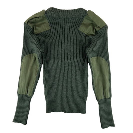 British Army Olive OG Utility Jersey Pullover Jumper - Small 88cm