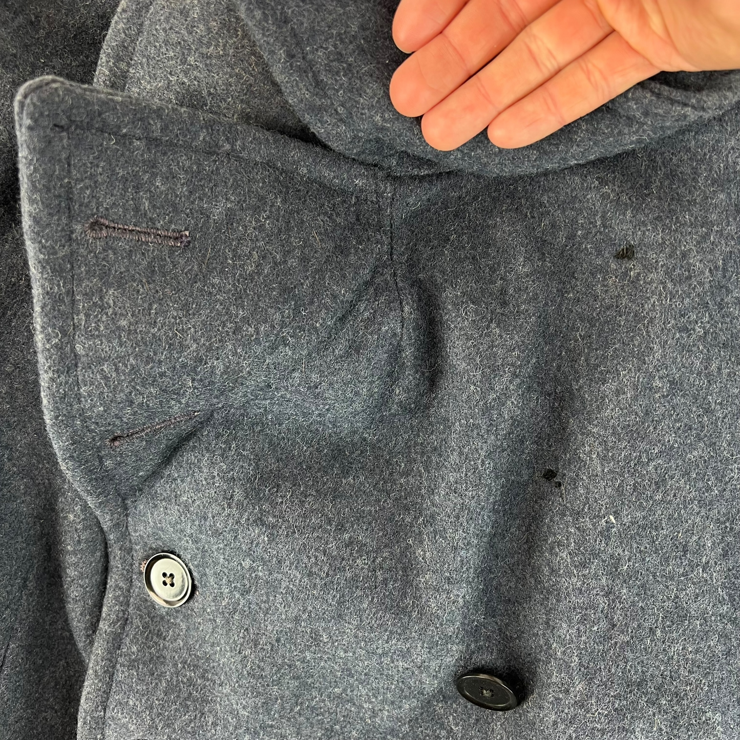 British RAF 50's New Pattern Wool Greatcoat - Medium SIZE 7