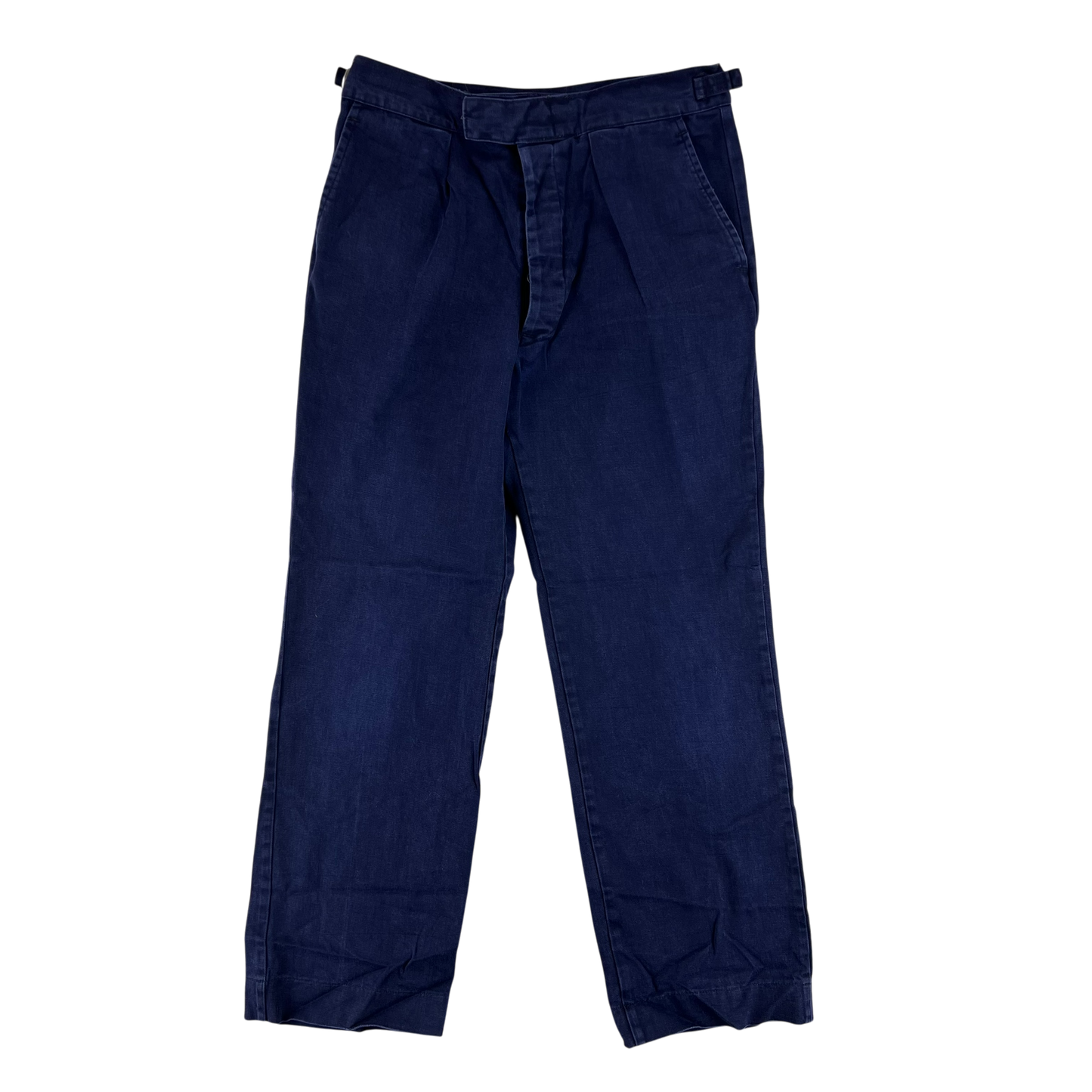 British Royal Navy Cotton Working Dress Trousers - W33 L30