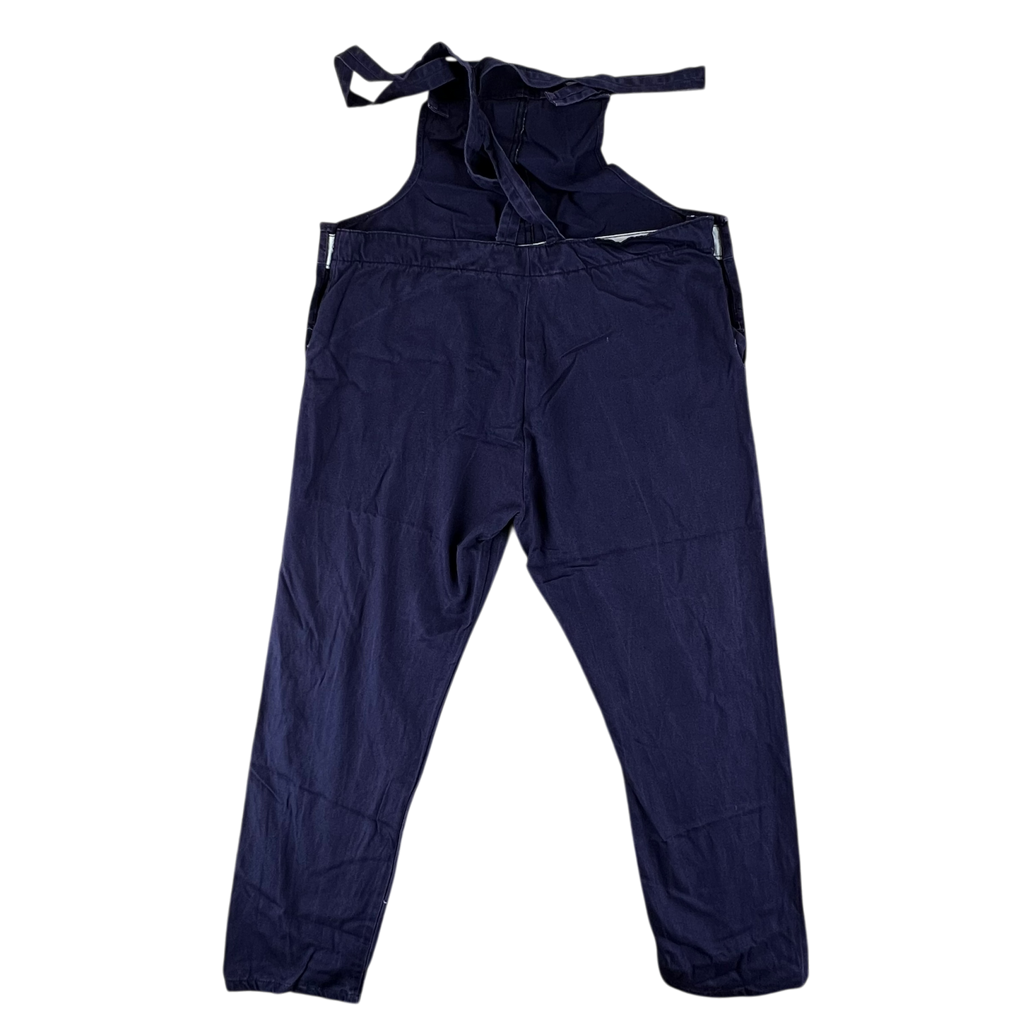 British Royal Navy 50s Salopettes Bibbed Dungarees - W42 L31.5