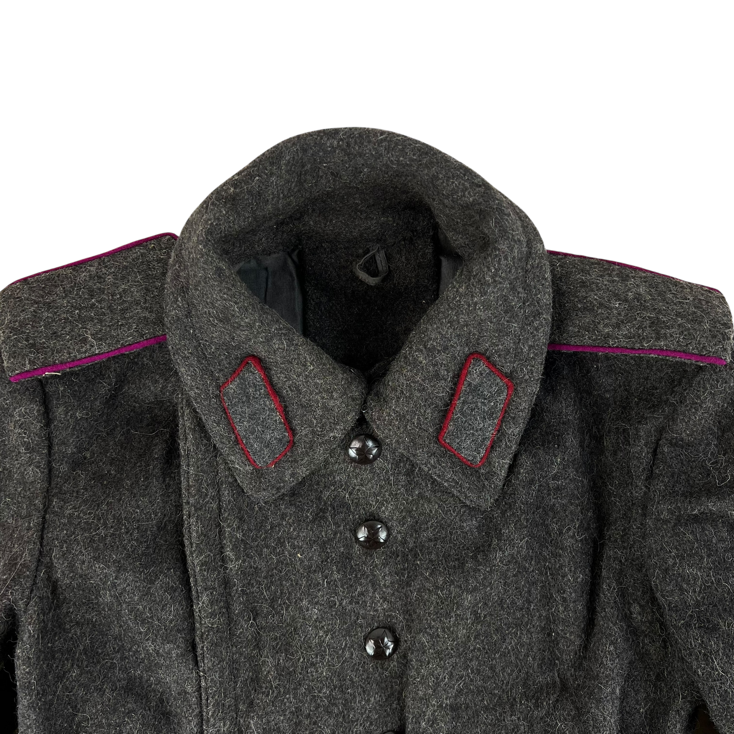Bulgarian People's Army 80s Grey Wool Greatcoat - Medium