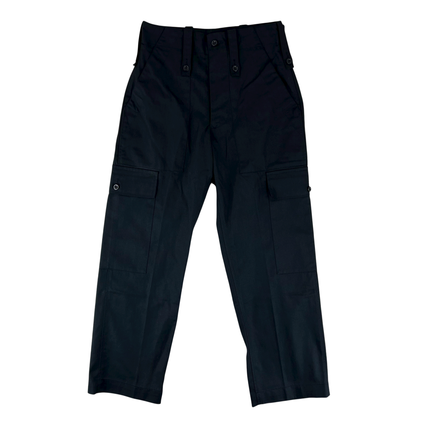 British Army Black Fatigue Work Trousers - W28 L27.5