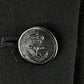 British Royal Navy Women's WRNS Diagonal Serge Black Blazer - Small