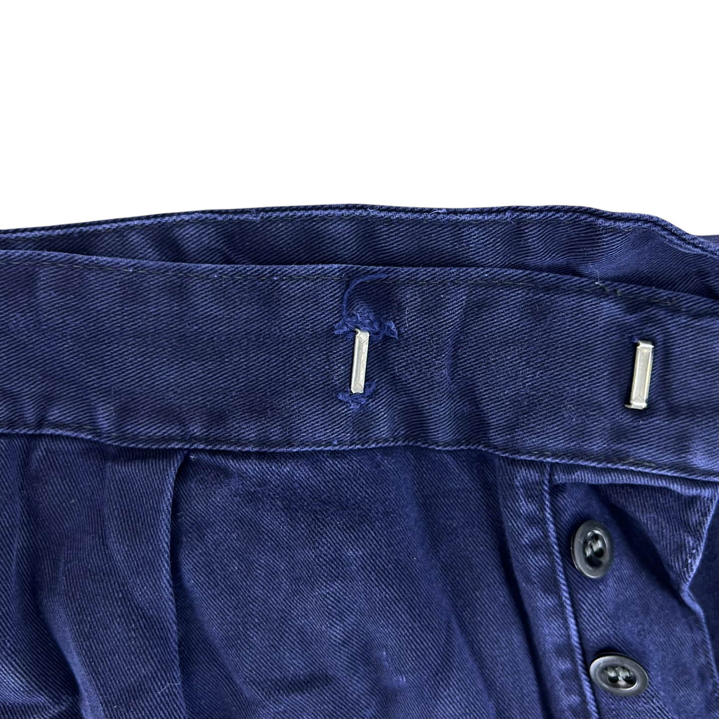 British Royal Navy Cotton Working Dress Trousers - W33 L29.5