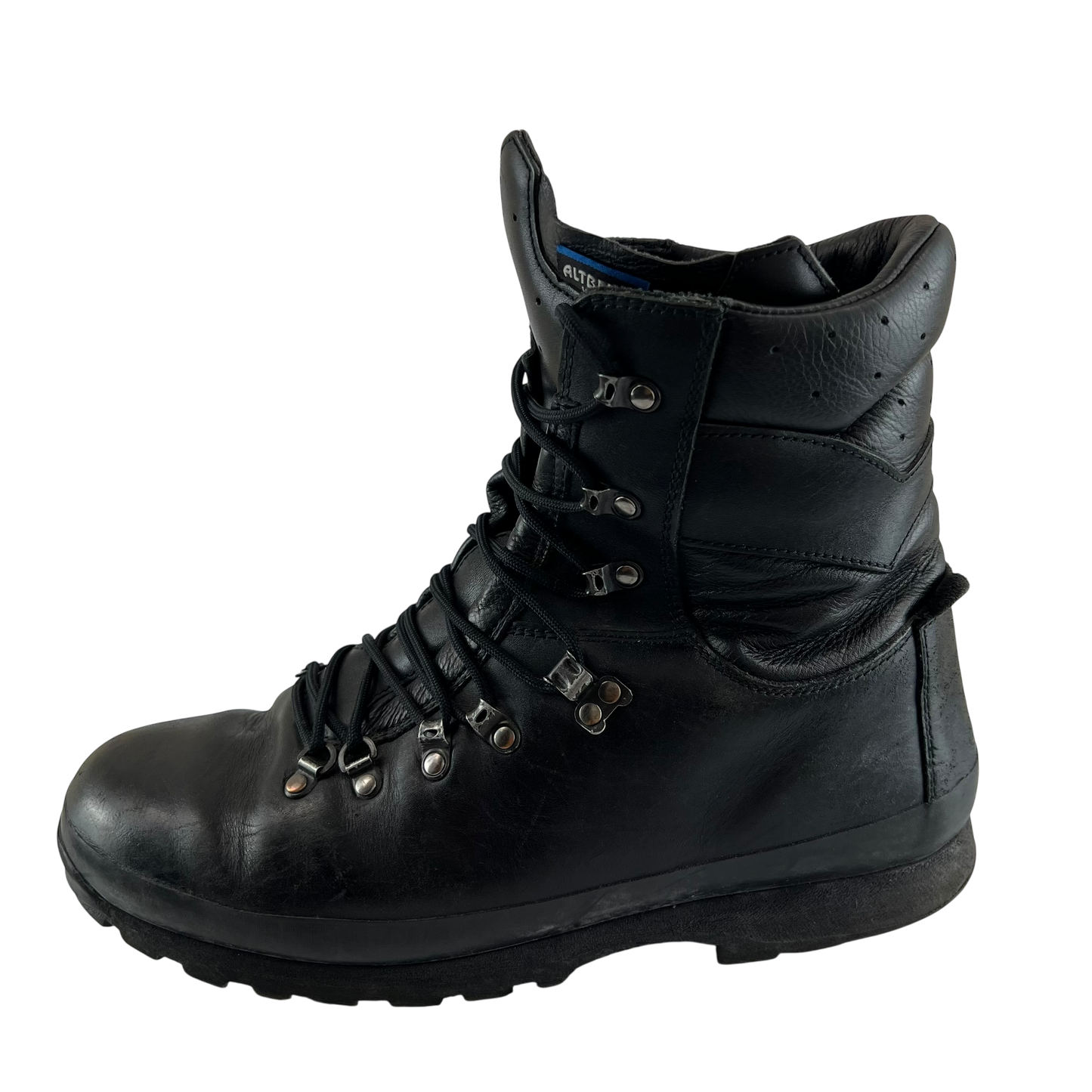 British Army Altberg Defender Black Combat Boots - Size 12M