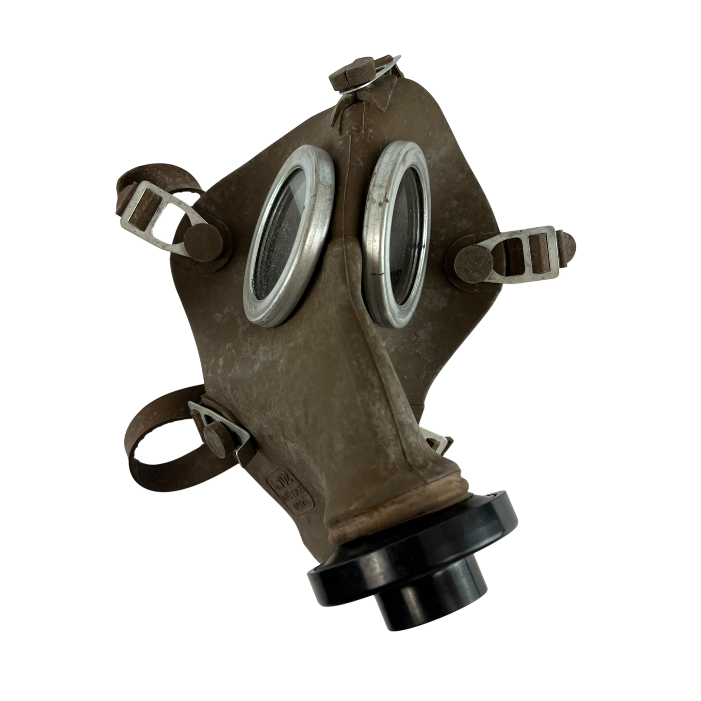 Belgian Army L-702 WW2 Gas Mask Complete Kit