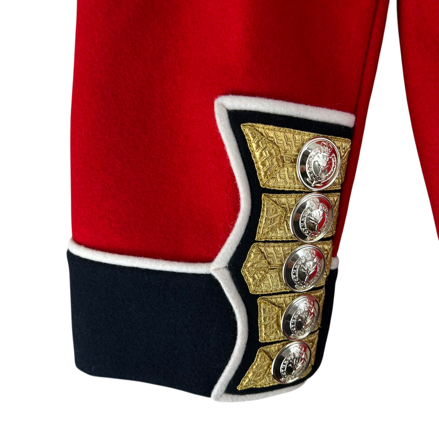 British Army RHQ SGTS Bandsman's Tunic Jacket w/ Wings - Welsh Guards - Large