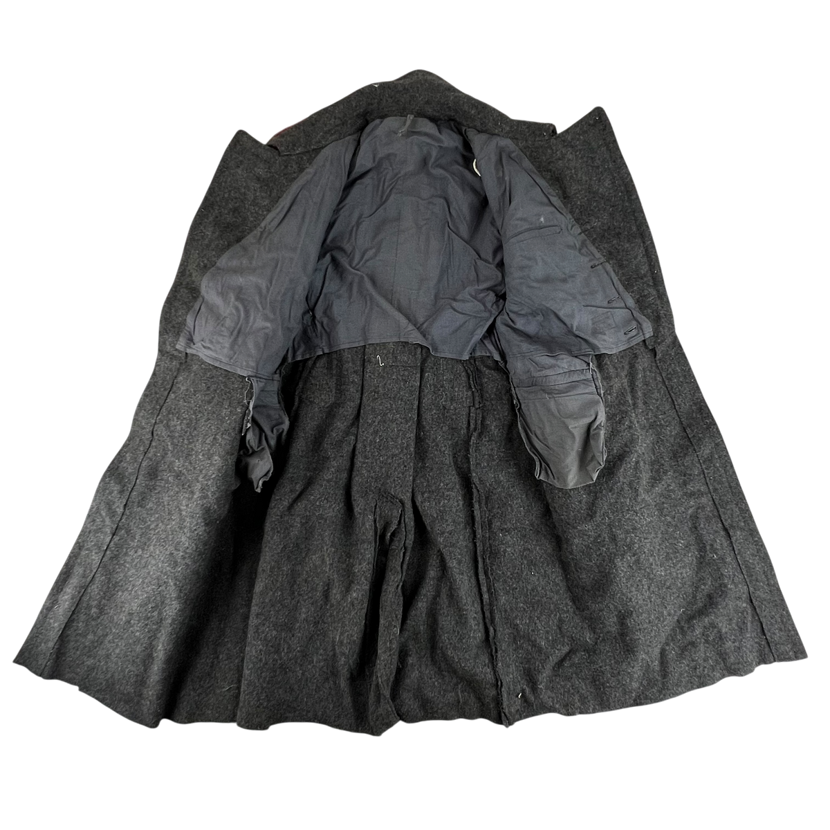 Bulgarian People's Army 60s Grey Wool Greatcoat - Medium