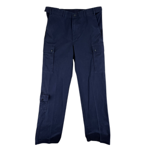 Dutch Navy Blue Utility Working Trousers - W38 L36