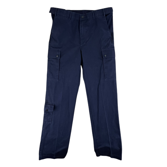 Dutch Navy Blue Utility Working Trousers - W38 L36
