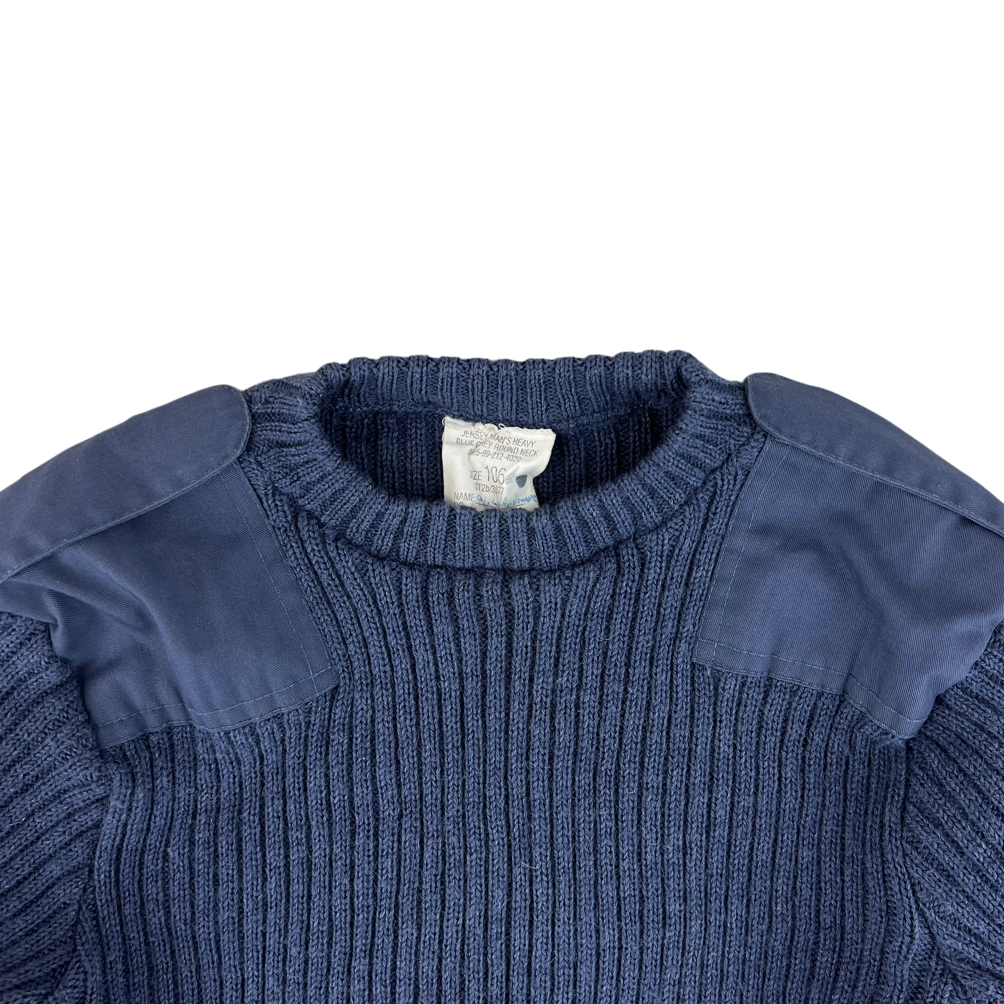 British RAF Wool Crewneck Pullover Jersey Jumper - Large 106cm