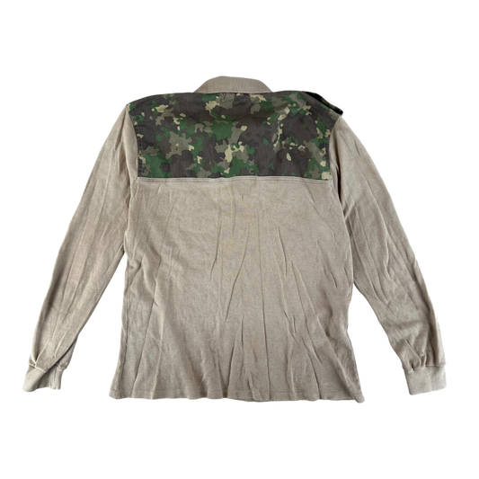 Romanian Army M2017 Woodland Camouflage Polo Top - Medium