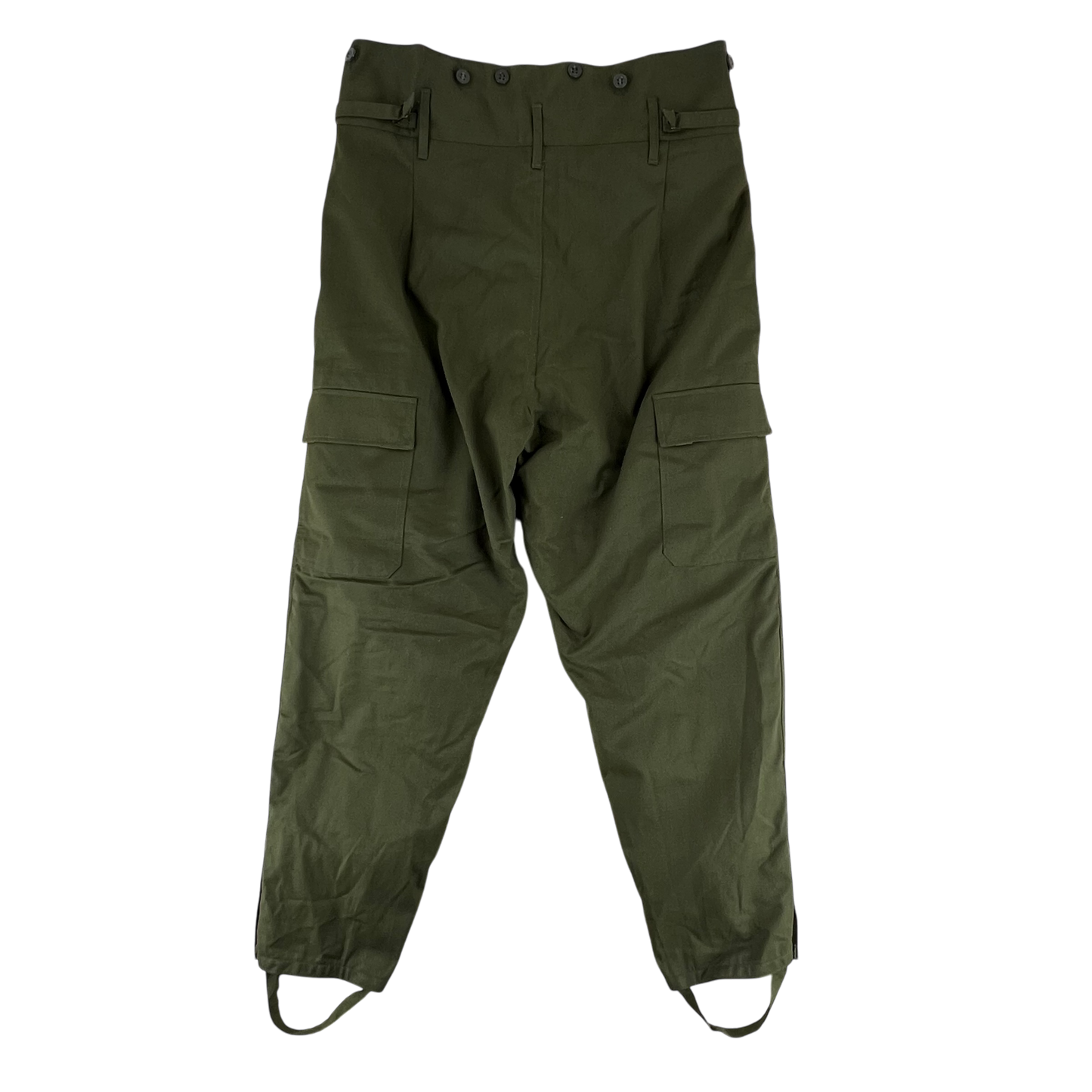 Czechoslovak Army M85 Olive Green Combat Trousers w/ Winter Liner - Large W38 L28.5