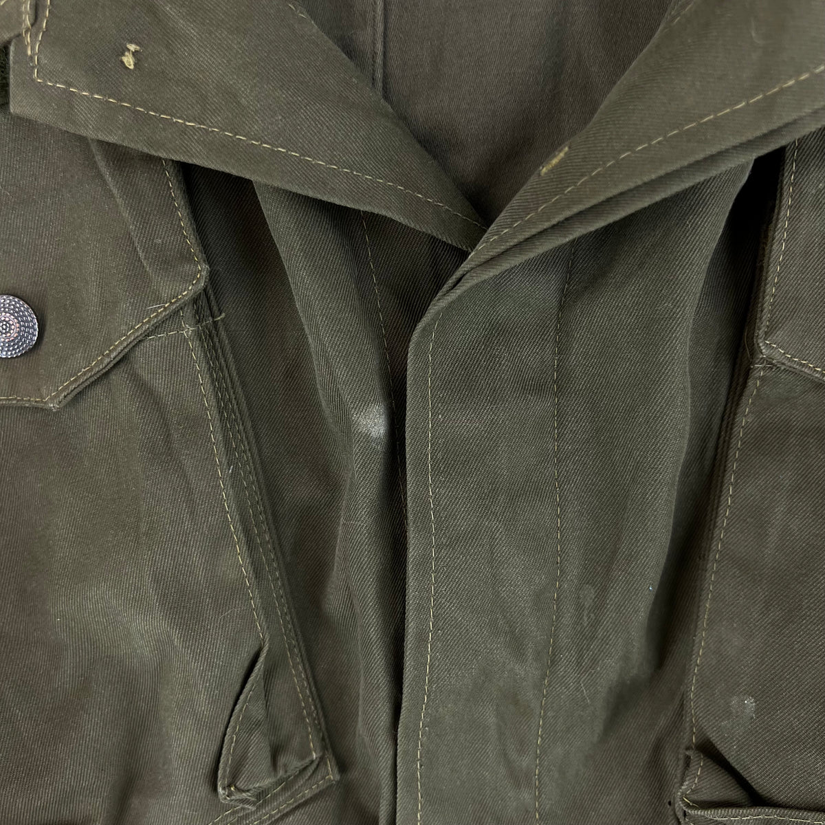 Italian Army Olive Drab Roma 75 Safari Jacket - Medium