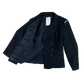 British Royal Navy Women's WRNS Diagonal Serge Black Blazer - Small