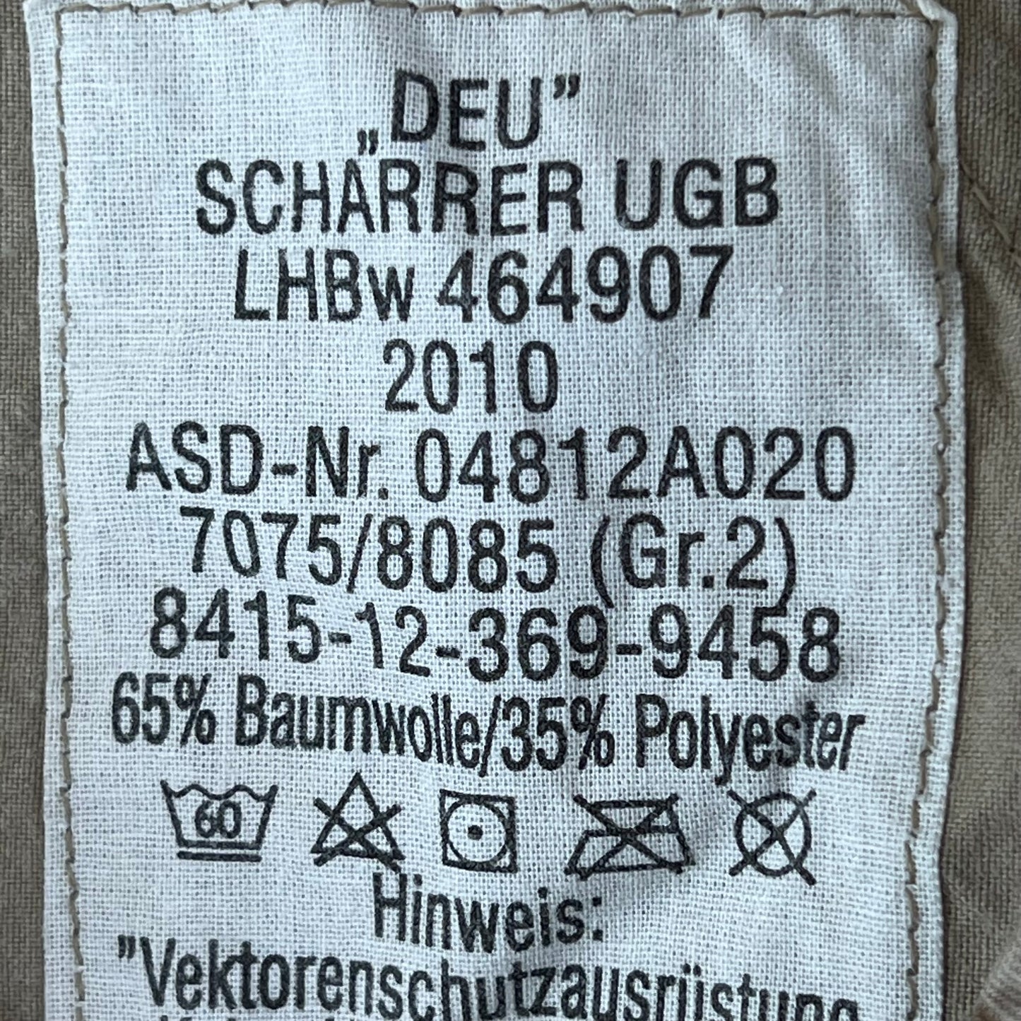 German Army Tropentarn Desert Camouflage Trousers - W33 L28.5 Gr2