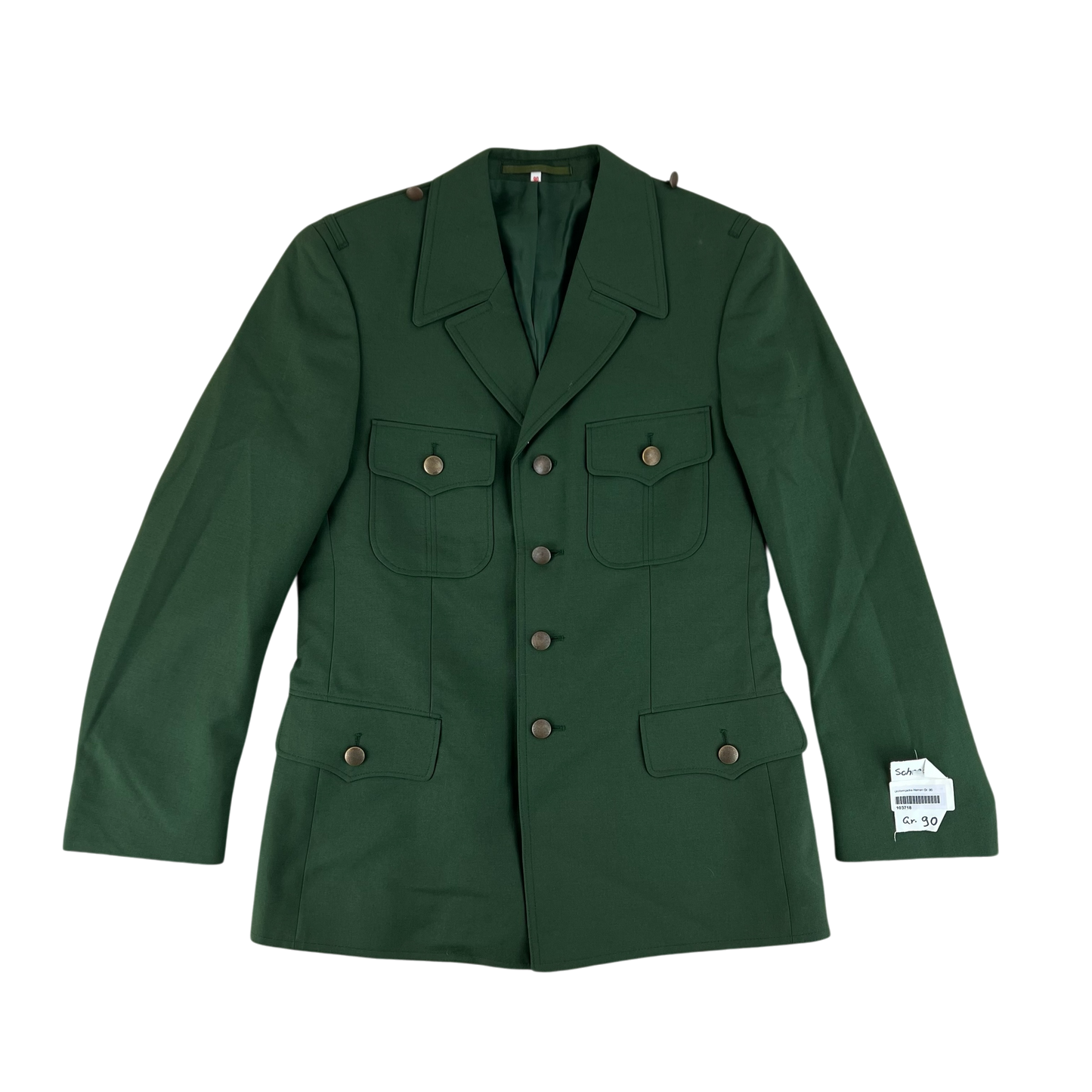 German Police Green Dress Jacket - Medium