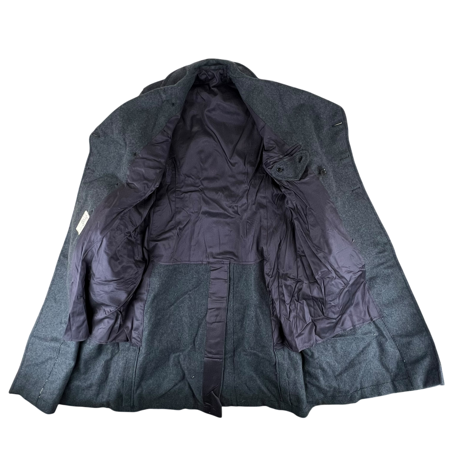 British RAF 60's WO Blue Grey Wool Greatcoat w/ Original Box - Large SIZE 12