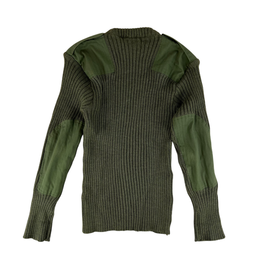 British Army Olive Green Pullover Jumper - Medium 100cm