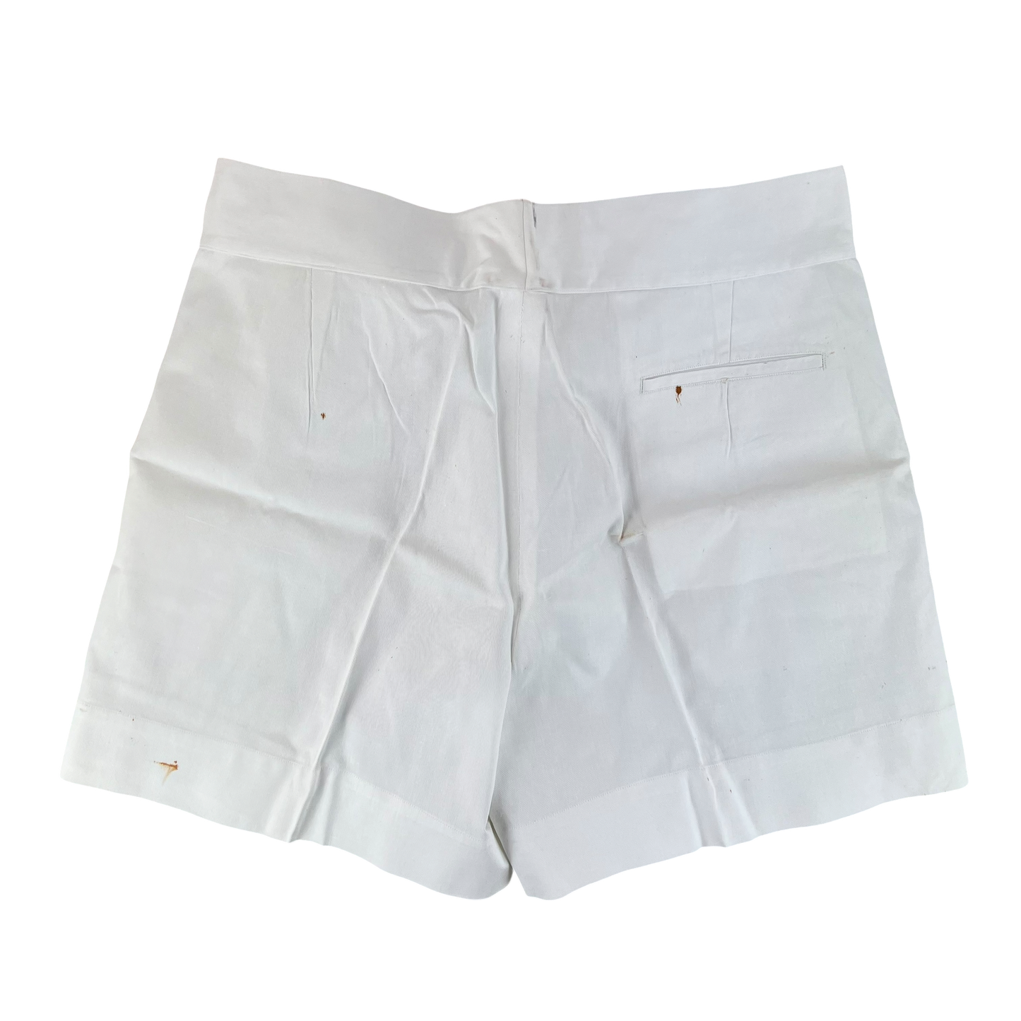 British Merchant Navy 50s Tropical White Shorts - W40