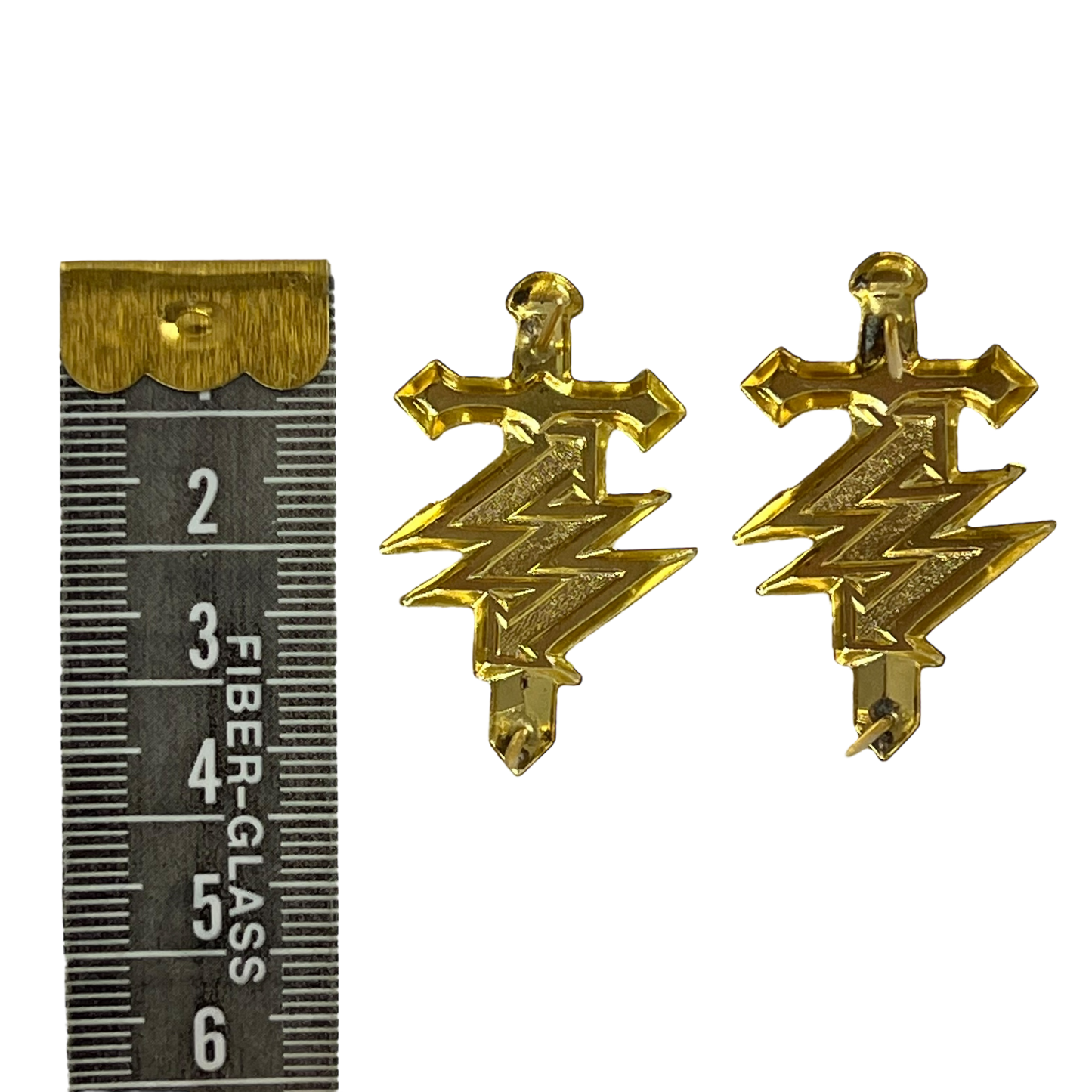 Finnish Army Signals & Engineering Collar Badges