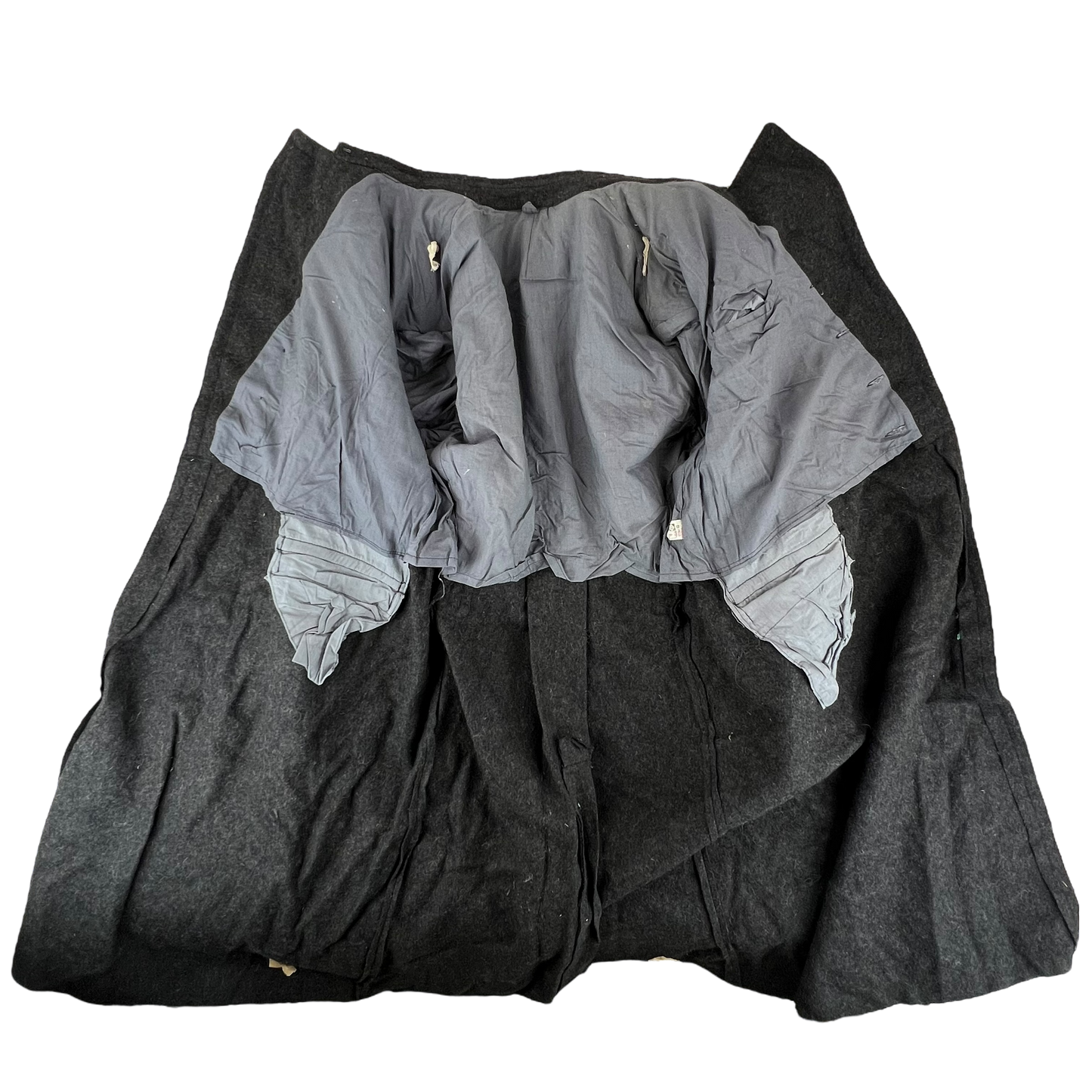 Bulgarian People's Army 80s Grey Wool Greatcoat - Large