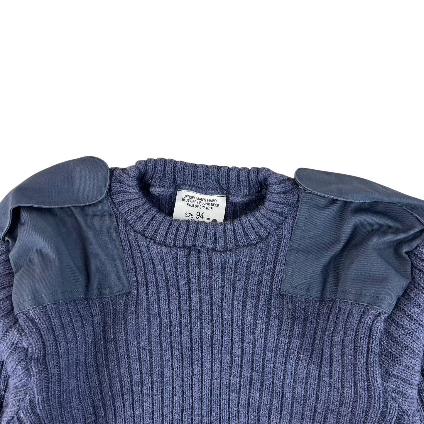 British RAF Wool V Neck Pullover Jersey Jumper - Small