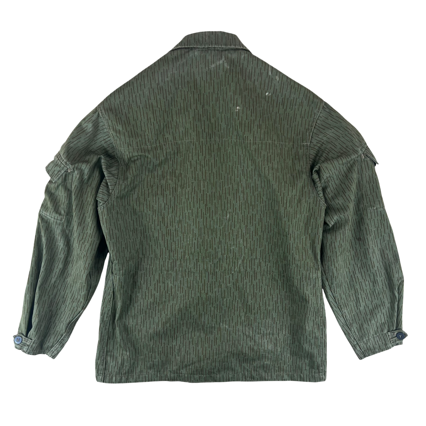East German Army NVA DDR Raindrop Strichmuster Camouflage Jacket - Medium k48