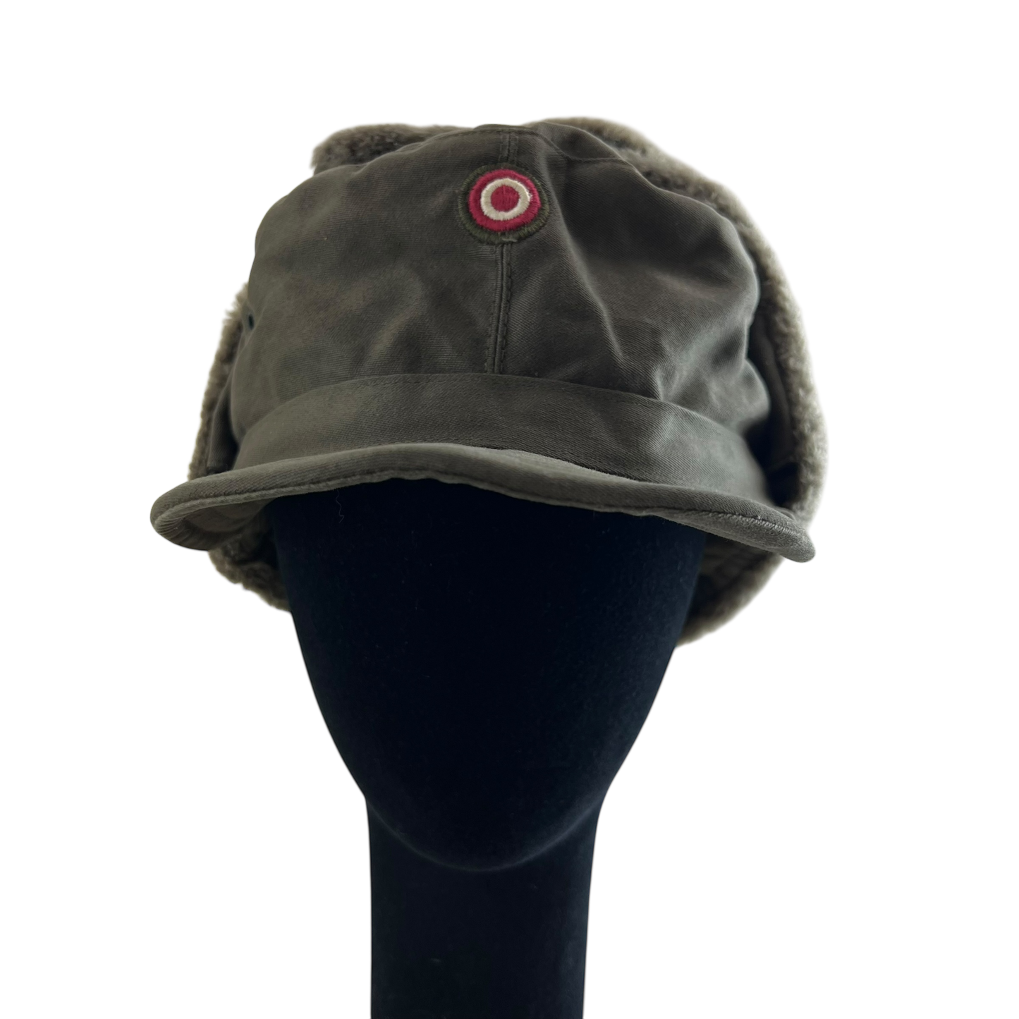 Austrian Army Olive Drab Cold Weather Trapper Cap - Medium 58cm