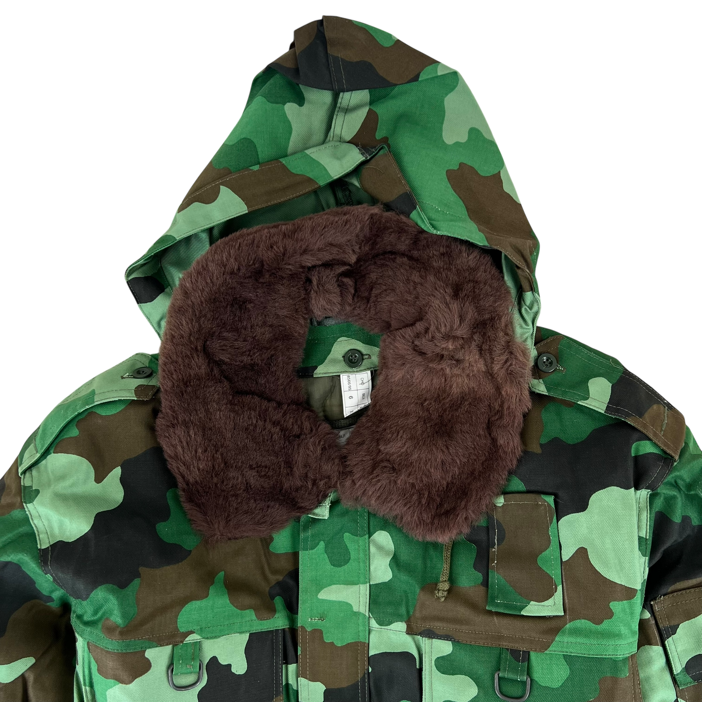 Serbian Army M93 Oak Leaf Camouflage Parka w/ Thermal Liner - Medium 172/100