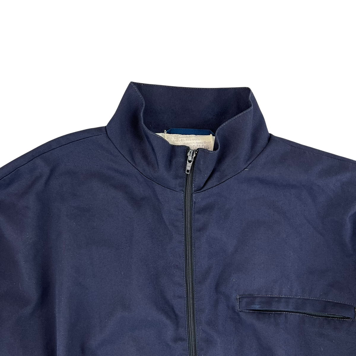 British Army / Tri-Services Navy Blue PTI Tracksuit Top Jacket - Large 180/108