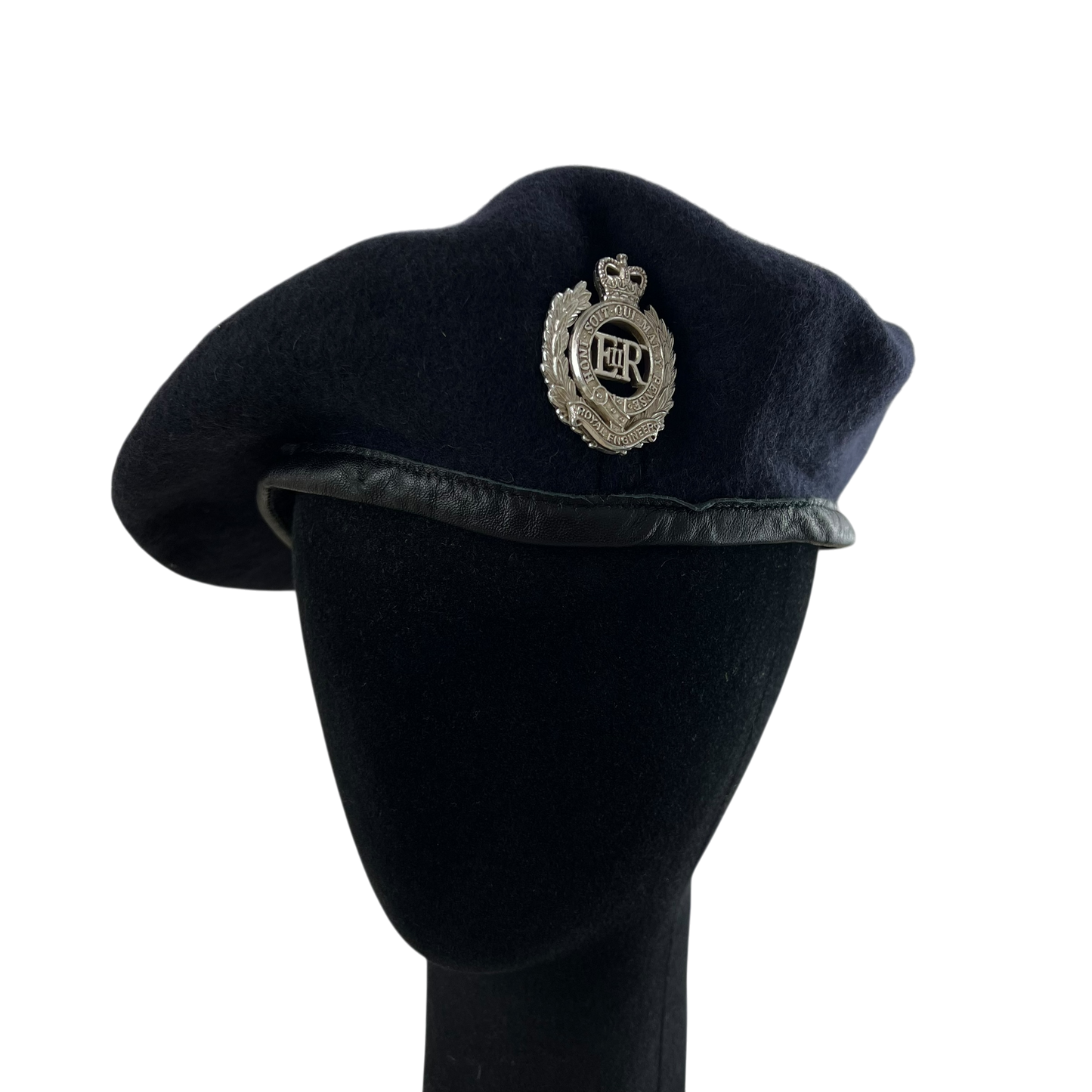 British Army Beret w/ Badge - Royal Engineers - Medium 57cm