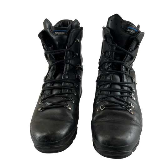 British Army Altberg Defender Black Combat Boots - Size 12M