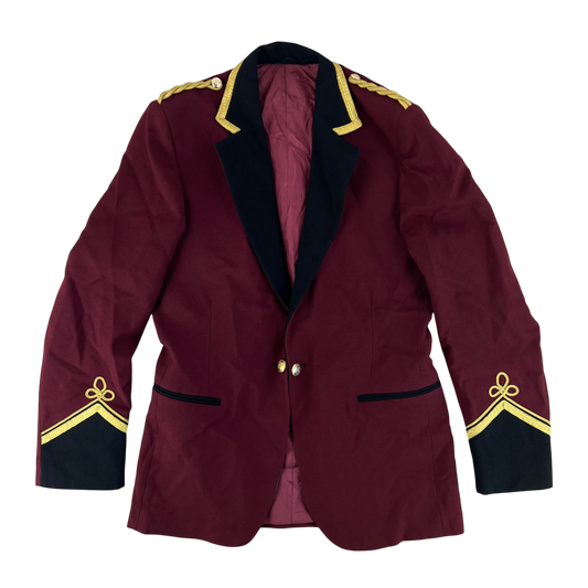 British Army Musician's Burgundy Performance Jacket - Medium