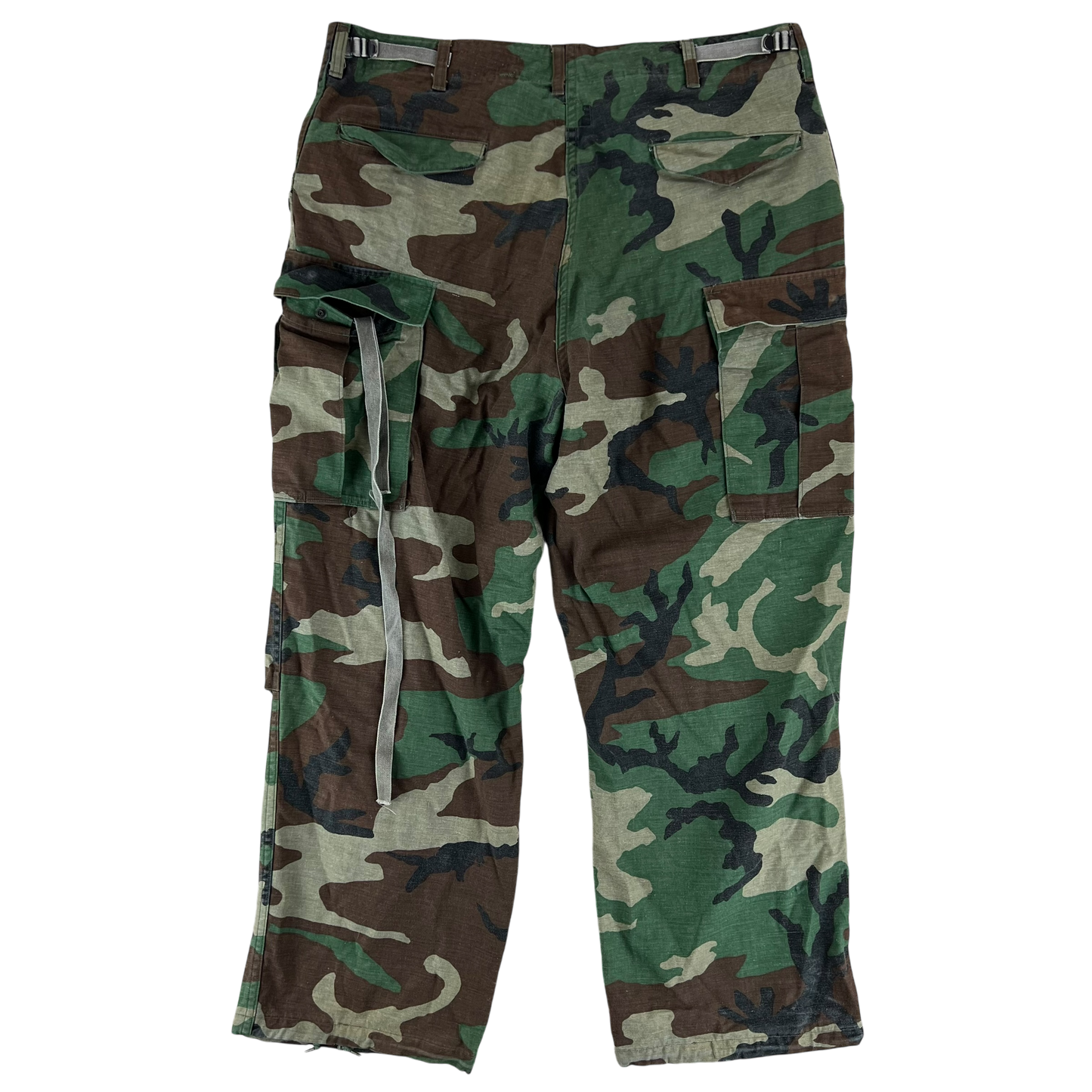 US Army Vintage M81 Woodland Camouflage Cold Weather Trousers - Large W39 L28.5