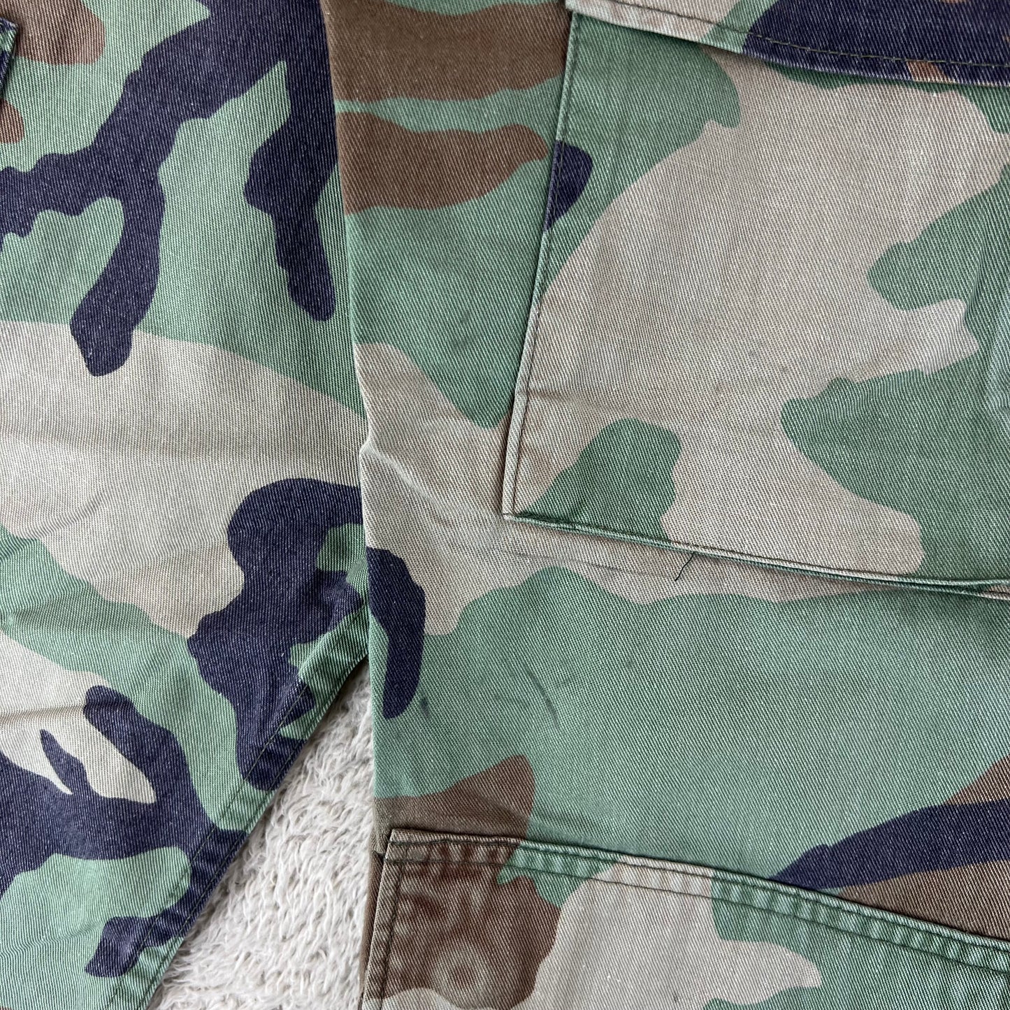 US Army M81 Woodland Camouflage BDU Combat Jacket - Medium
