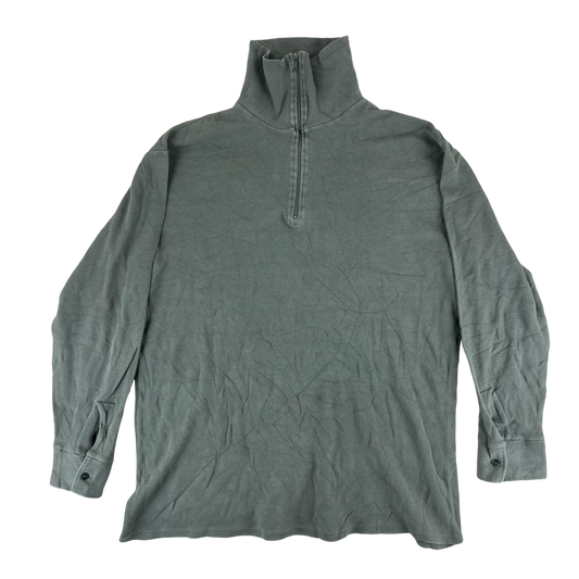 French Army Norgie Pullover 80s Sage Grey - Large