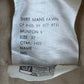 British Army Mens Fawn Cotton Shirt Long Sleeve - Small C37
