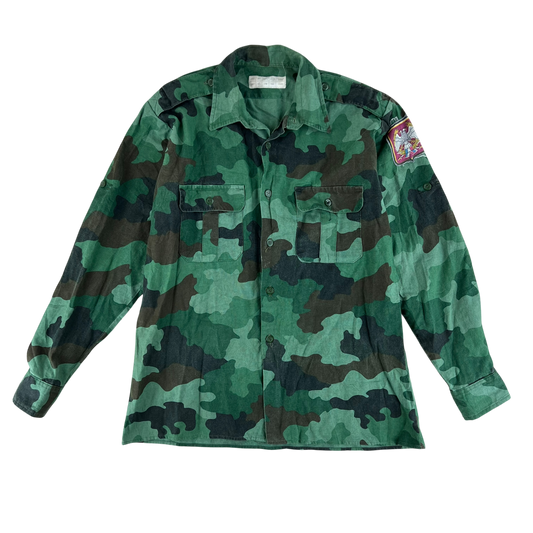 Serbian Army M93 Oak Leaf Camouflage Shirt - Large 176/104