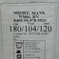 British Royal Navy White Dress Shorts - W40 180/104