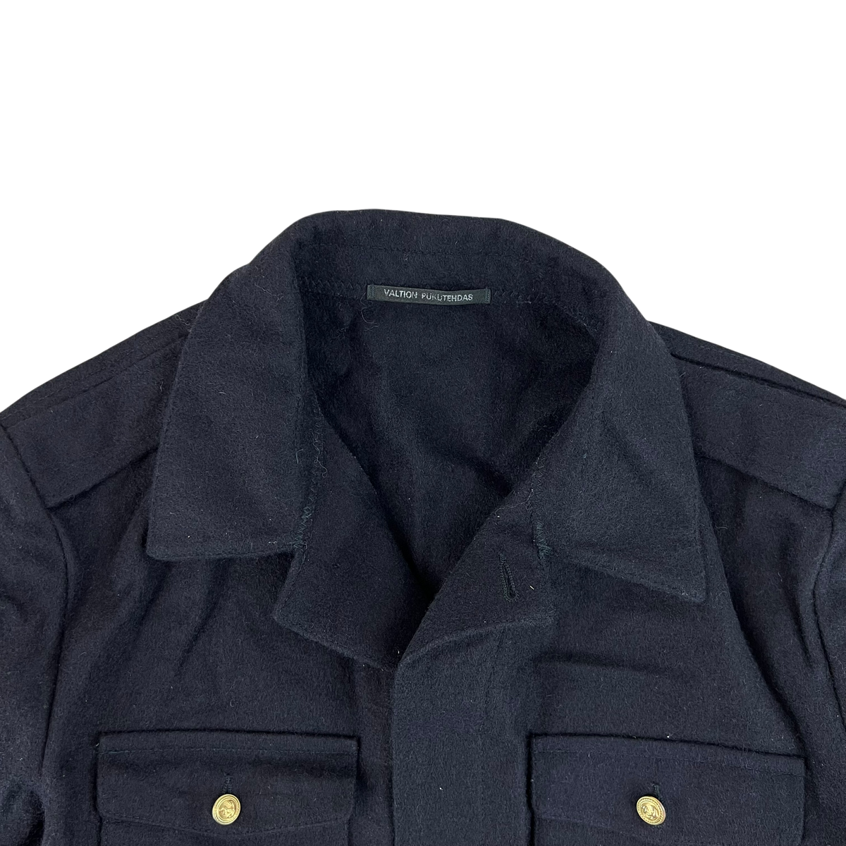 Finnish Navy M65 Wool Ike Jacket - Large