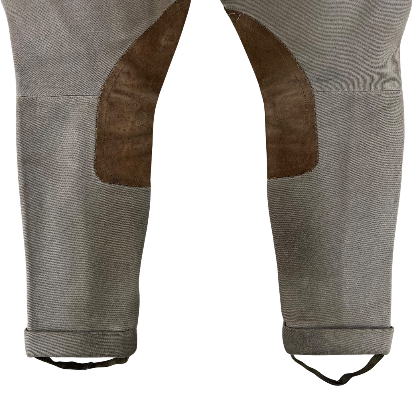 British Army 50s Khaki Cavalry Riding Trousers Jodhpurs - W22 L26.5