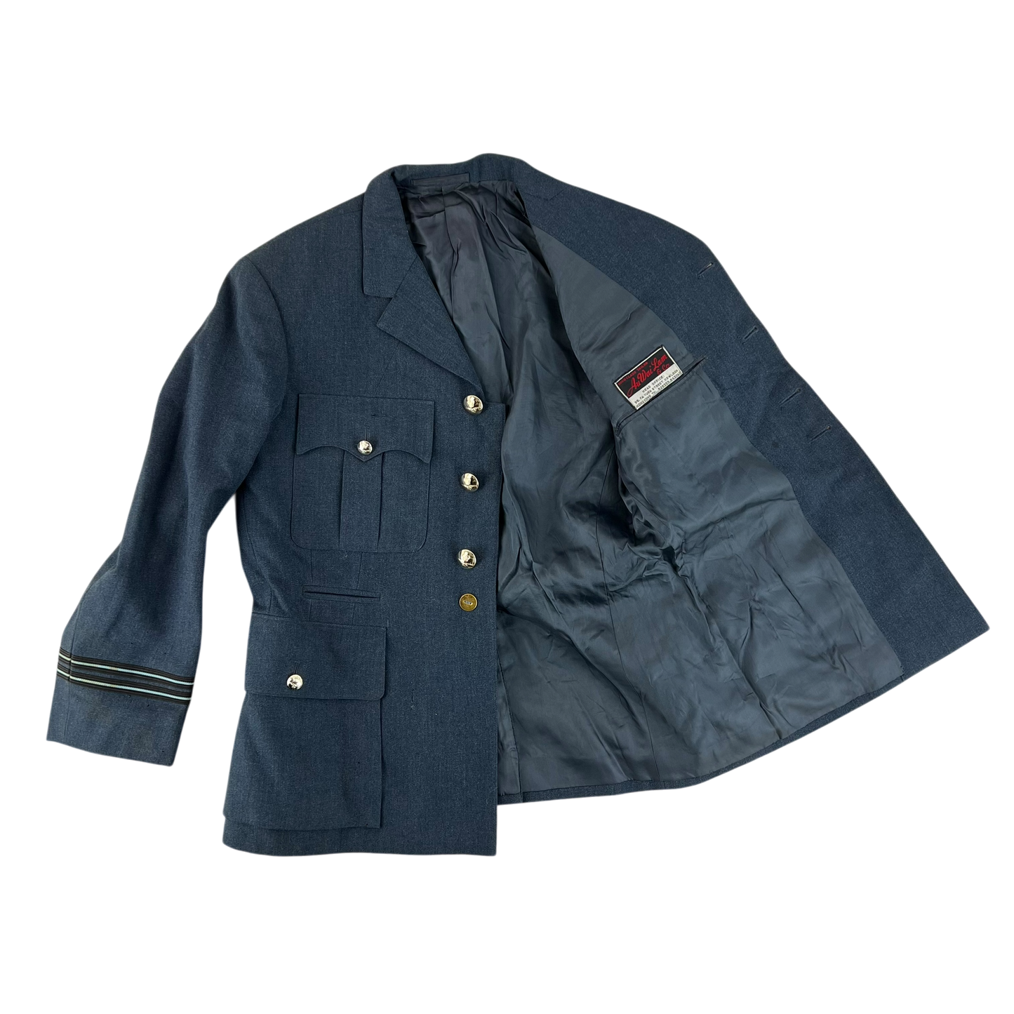 British Royal Air Force 70s No. 1 Dress Jacket w/ Belt - Medium