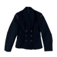 British Royal Navy Women's WRNS Diagonal Serge Black Blazer - X Small SIZE 1