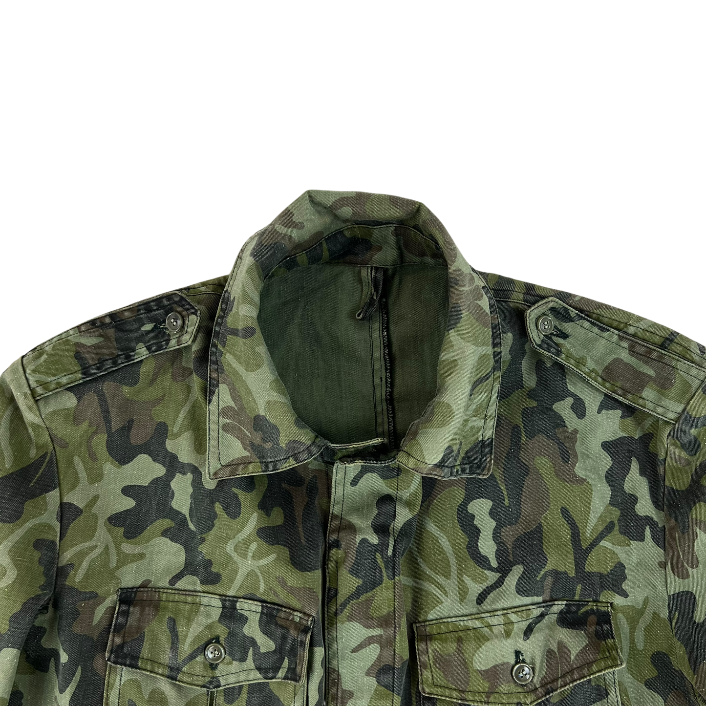 Romanian Army M1990 Leaf Camouflage Jacket - Large