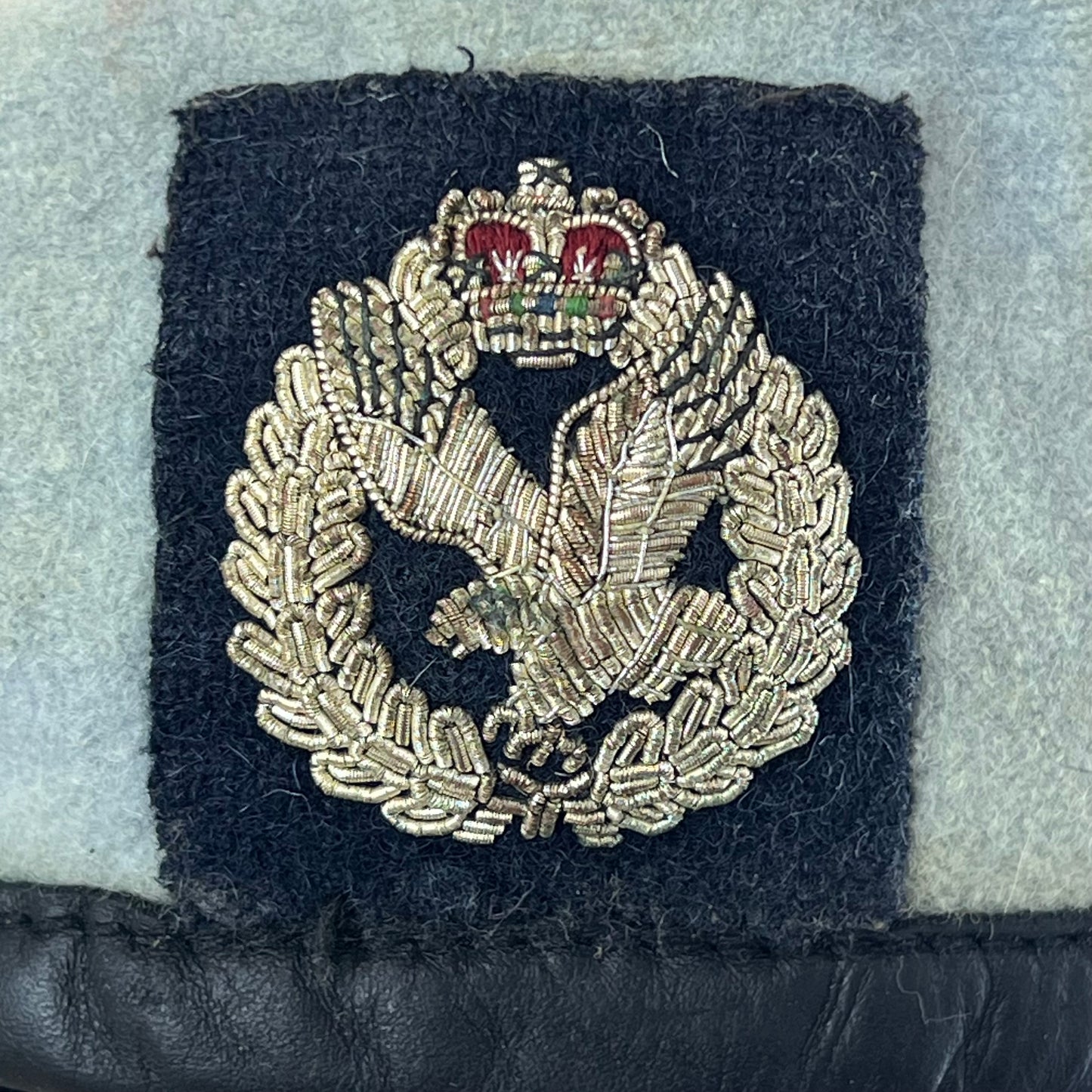 British Royal Air Force Army Air Corps AAC Beret w/ Badge - Medium