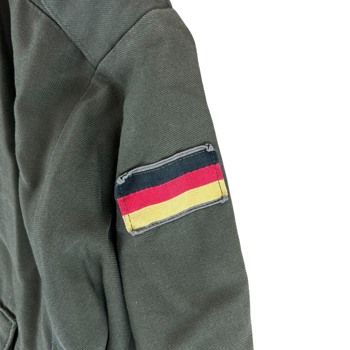 German Army Olive Green Long Sleeve Field Shirt - Large GrNr4