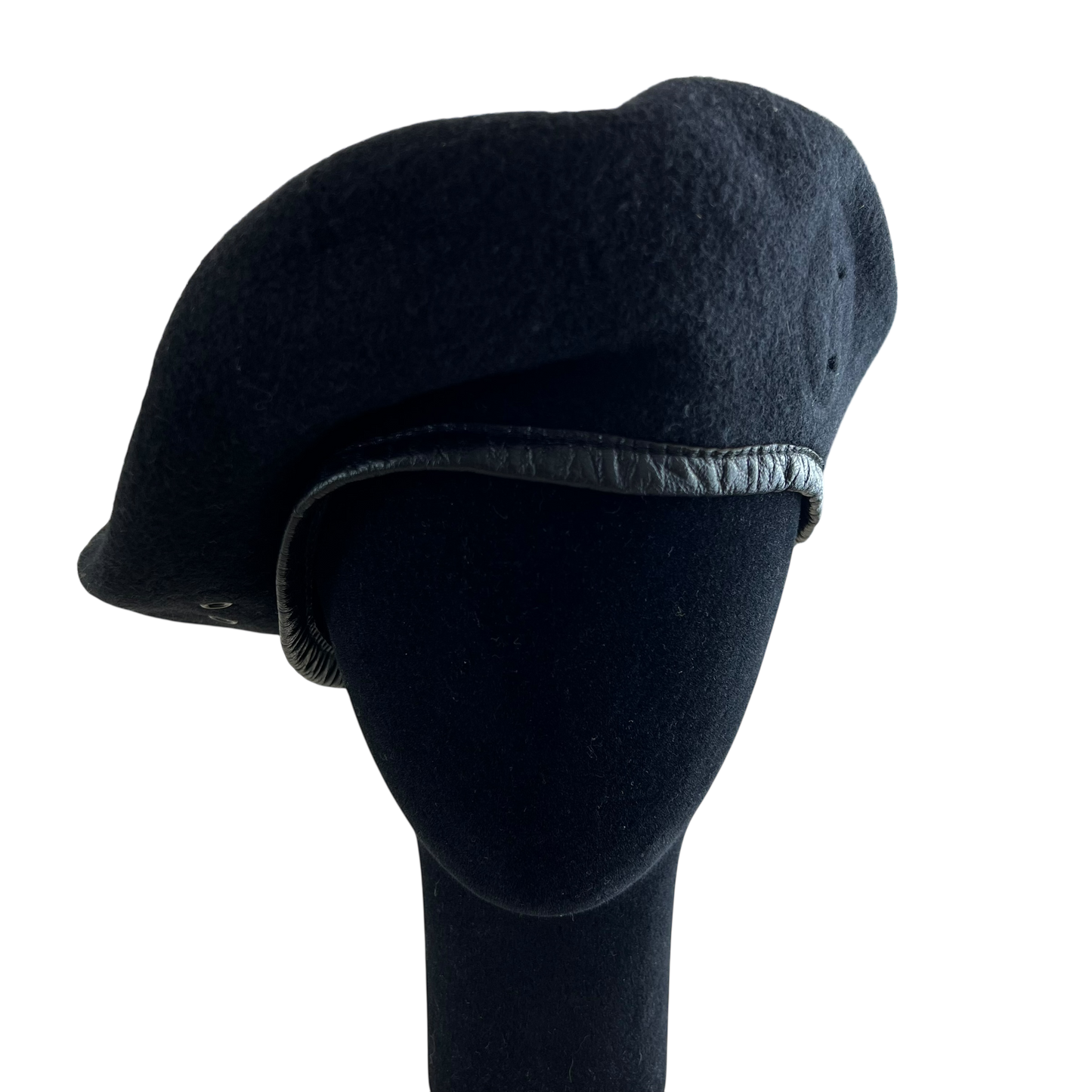 Finnish Navy M83 Black Beret - Large 59cm