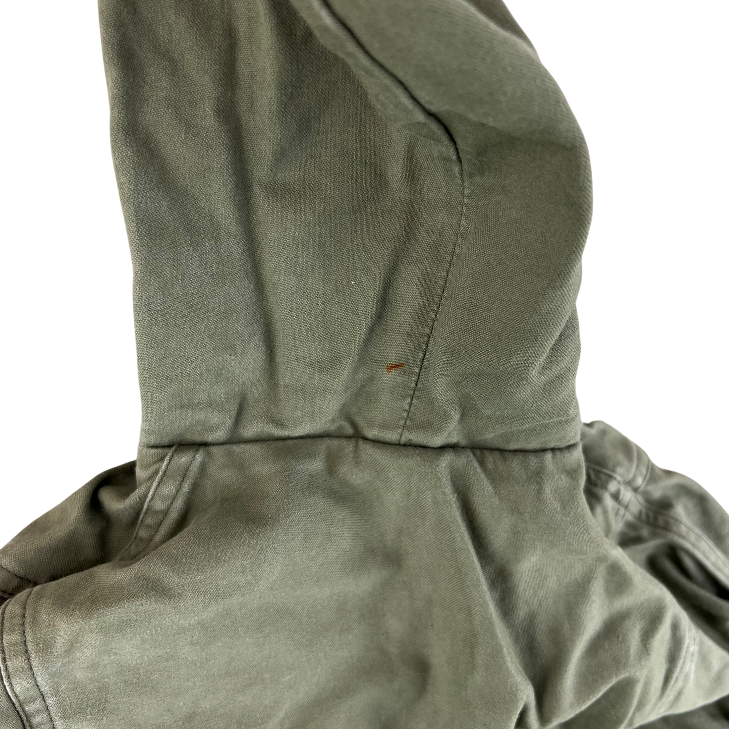 British Army 60s Olive Green Women's Working Dress Parka - Medium SIZE 9